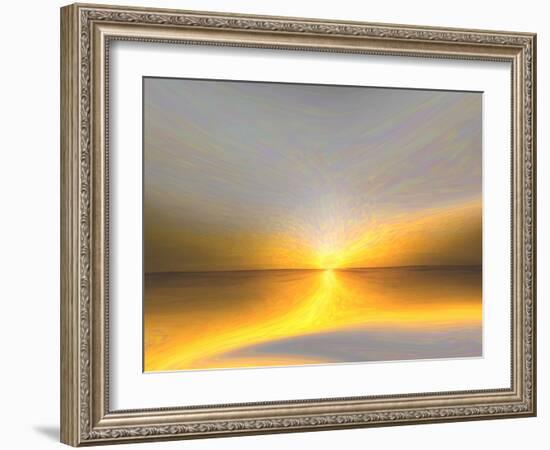 Golden Lake-Kenny Primmer-Framed Art Print