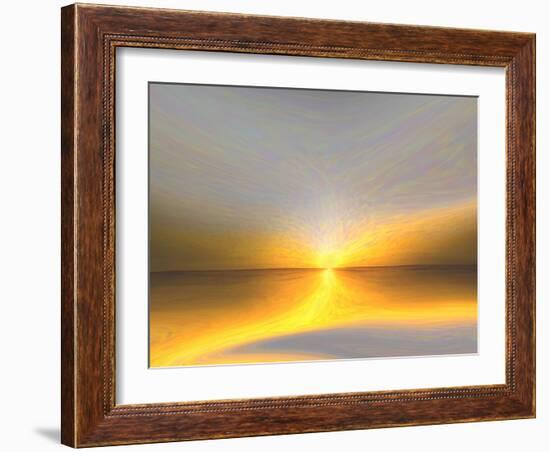 Golden Lake-Kenny Primmer-Framed Art Print