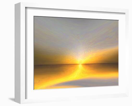 Golden Lake-Kenny Primmer-Framed Art Print