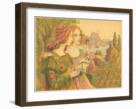 Golden Legend-Armand Point-Framed Giclee Print