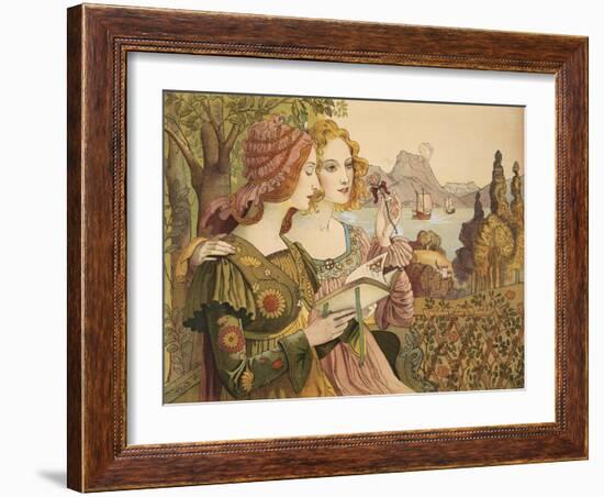 Golden Legend-Armand Point-Framed Giclee Print