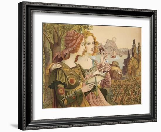 Golden Legend-Armand Point-Framed Giclee Print