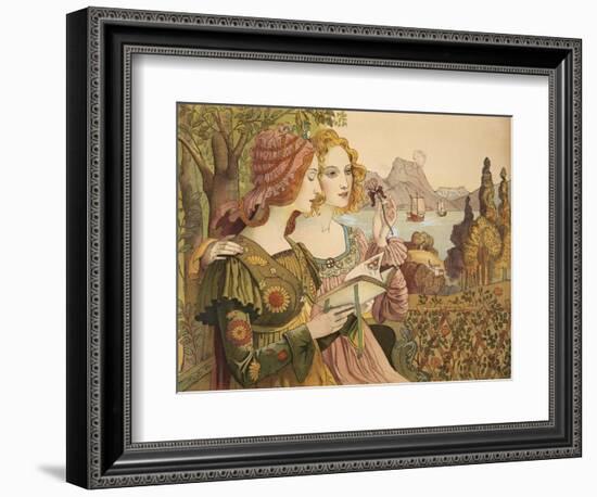 Golden Legend-Armand Point-Framed Giclee Print