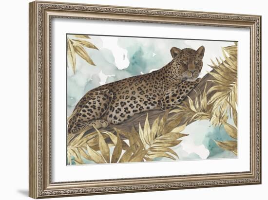 Golden Leopard-Eva Watts-Framed Art Print
