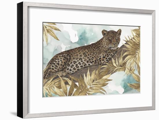 Golden Leopard-Eva Watts-Framed Art Print