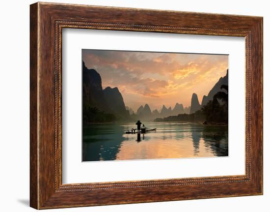 Golden Li River-Yan Zhang-Framed Photographic Print