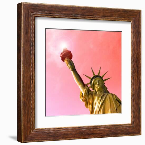 Golden Liberty-Richard James-Framed Art Print