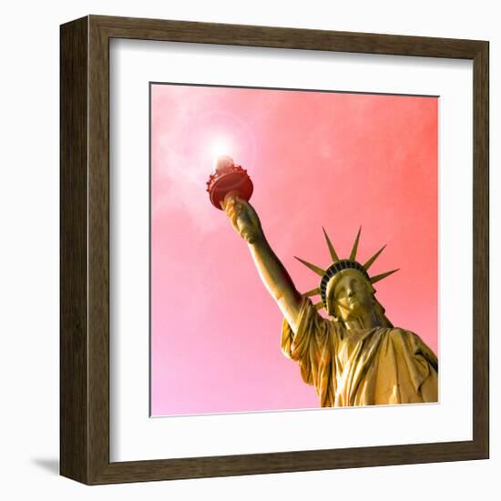 Golden Liberty-Richard James-Framed Art Print