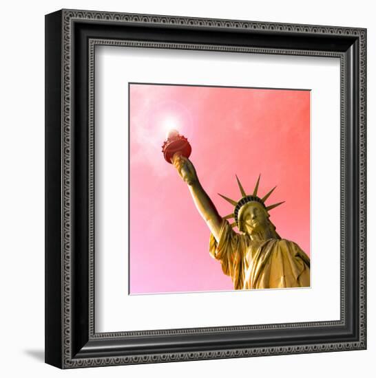 Golden Liberty-Richard James-Framed Art Print