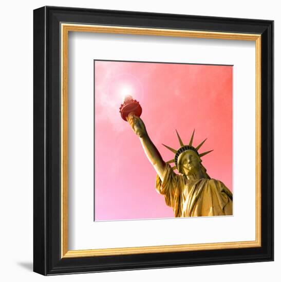 Golden Liberty-Richard James-Framed Art Print