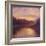 Golden Light, 2023, 2023, (Oil on Canvas) River Thames-Lee Campbell-Framed Giclee Print