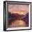 Golden Light, 2023, 2023, (Oil on Canvas) River Thames-Lee Campbell-Framed Giclee Print