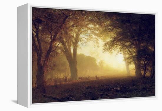 Golden Light of California-Albert Bierstadt-Framed Premier Image Canvas