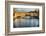 Golden Light On Ponte Vecchio-George Oze-Framed Photographic Print