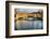 Golden Light On Ponte Vecchio-George Oze-Framed Photographic Print