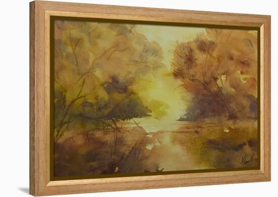 Golden light-Margaret Coxall-Framed Premier Image Canvas