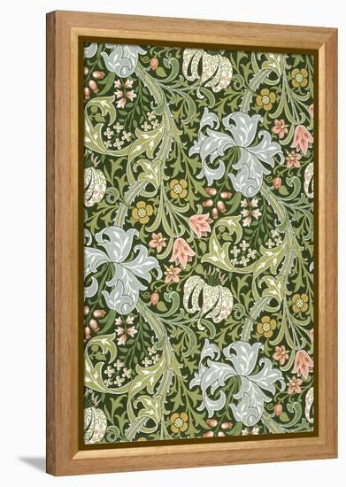 Golden Lily Wallpaper, Paper, England, Late 19th Century-William Morris-Framed Premier Image Canvas