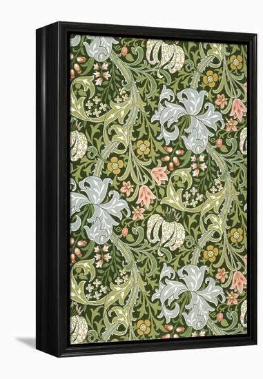 Golden Lily Wallpaper, Paper, England, Late 19th Century-William Morris-Framed Premier Image Canvas
