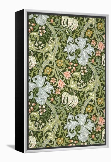 Golden Lily Wallpaper, Paper, England, Late 19th Century-William Morris-Framed Premier Image Canvas