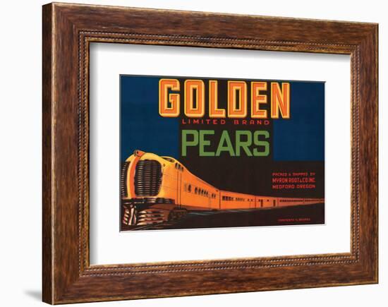 Golden Limited Brand Pears-null-Framed Art Print