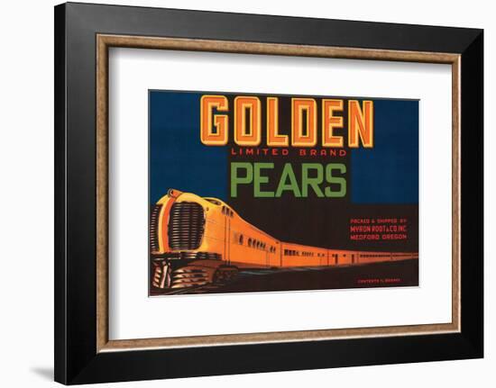 Golden Limited Brand Pears-null-Framed Art Print