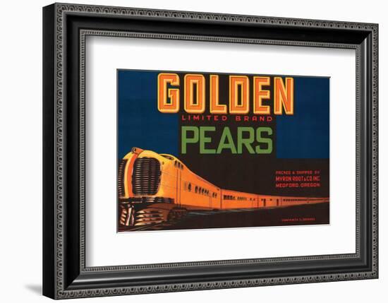 Golden Limited Brand Pears-null-Framed Art Print