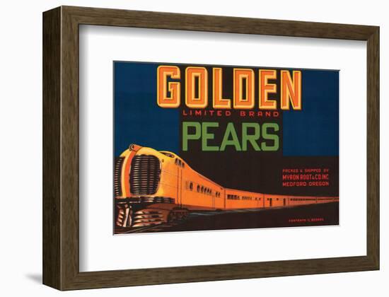 Golden Limited Brand Pears-null-Framed Art Print