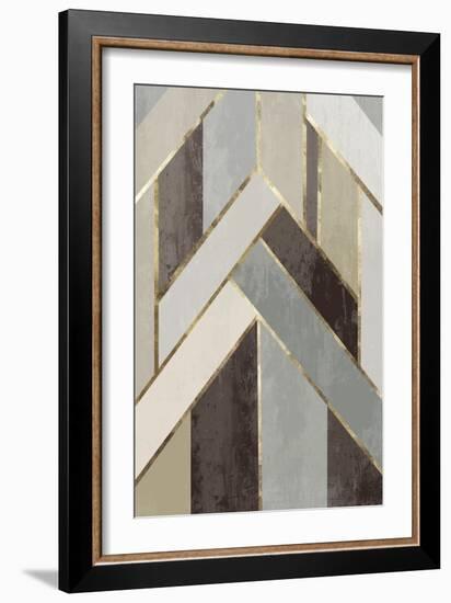 Golden Lines I-PI Studio-Framed Art Print