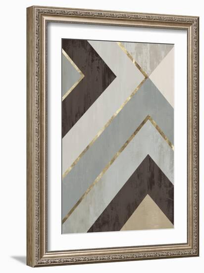 Golden Lines II-PI Studio-Framed Art Print