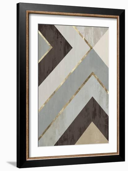 Golden Lines II-PI Studio-Framed Art Print