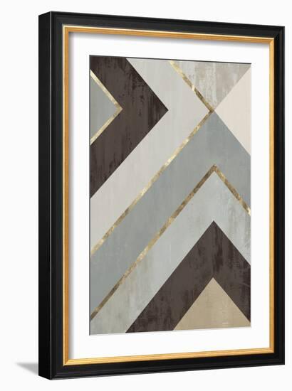 Golden Lines II-PI Studio-Framed Art Print