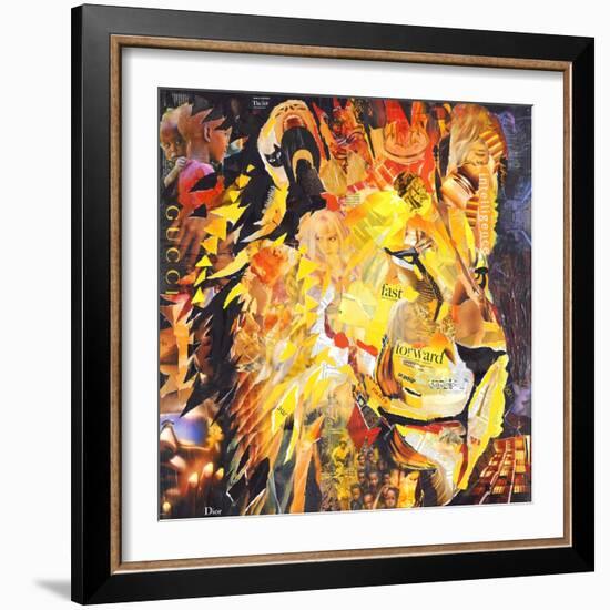 Golden Lion-James Grey-Framed Art Print