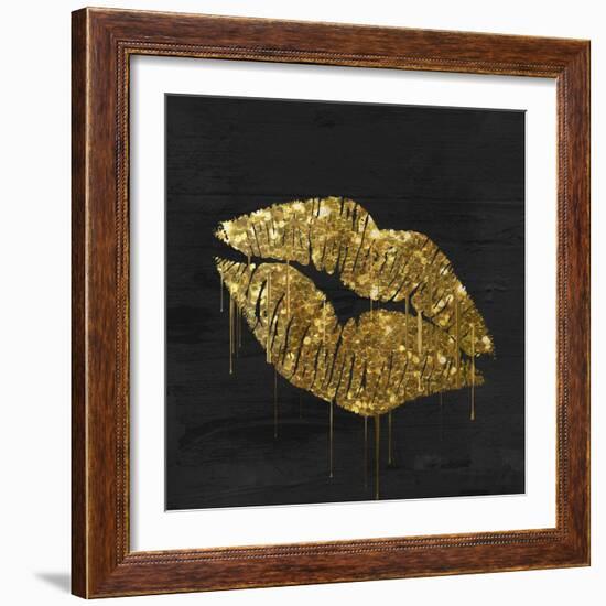 Golden Lips-Color Bakery-Framed Giclee Print