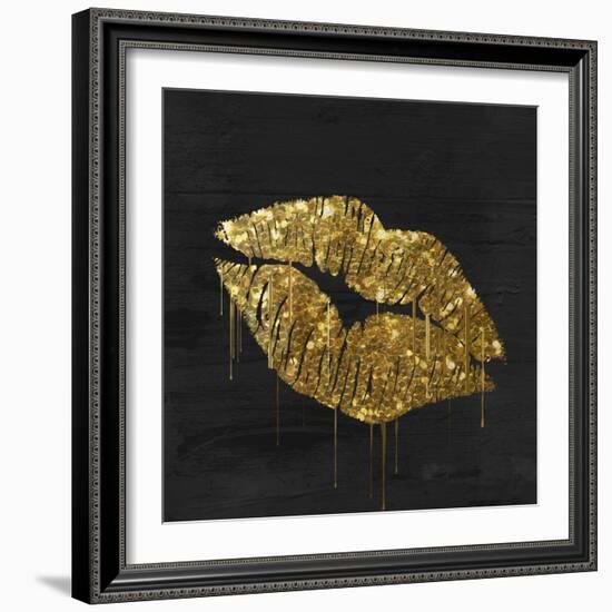 Golden Lips-Color Bakery-Framed Giclee Print