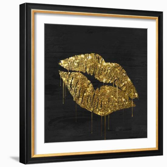 Golden Lips-Color Bakery-Framed Giclee Print