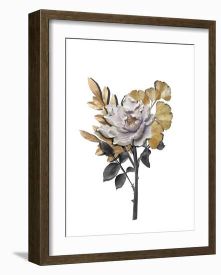 Golden Magnolia 2-Jesse Keith-Framed Art Print