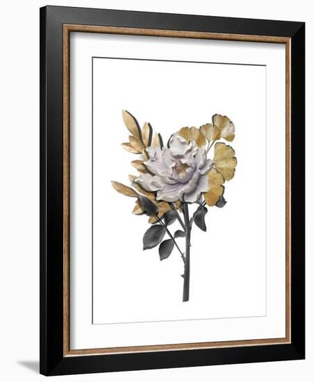 Golden Magnolia 2-Jesse Keith-Framed Art Print