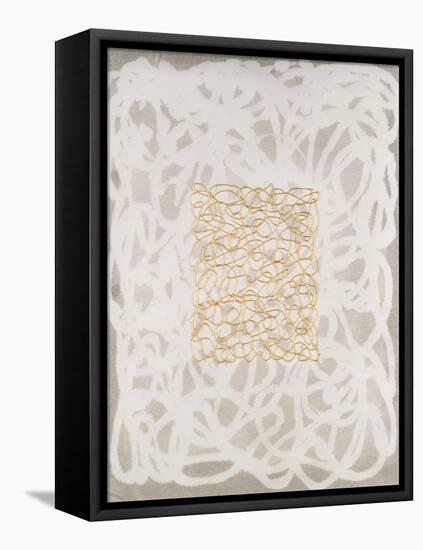 Golden Meringue I-Vanna Lam-Framed Stretched Canvas