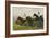 Golden Miller and Delaneige at the Last Fence at the Grand National, 1934-Charles Simpson-Framed Giclee Print