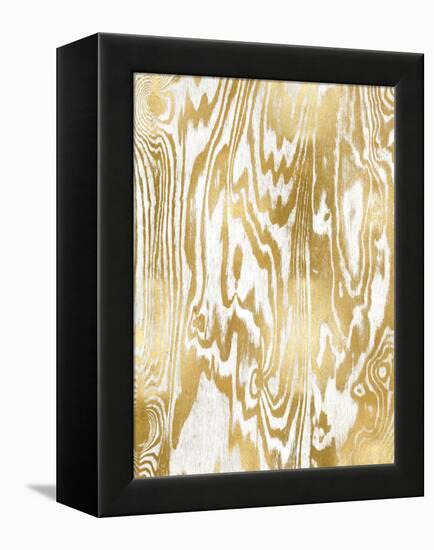 Golden Movement I-Danielle Carson-Framed Stretched Canvas