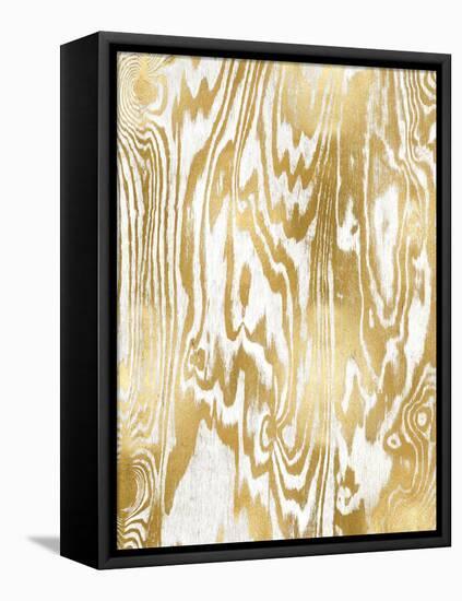 Golden Movement I-Danielle Carson-Framed Stretched Canvas