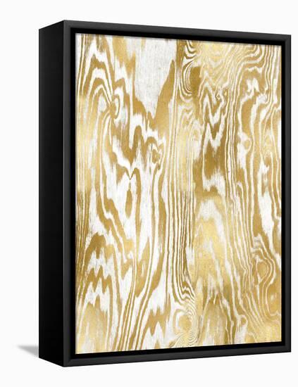 Golden Movement II-Danielle Carson-Framed Stretched Canvas