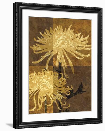 Golden Mums II-Keith Mallett-Framed Giclee Print