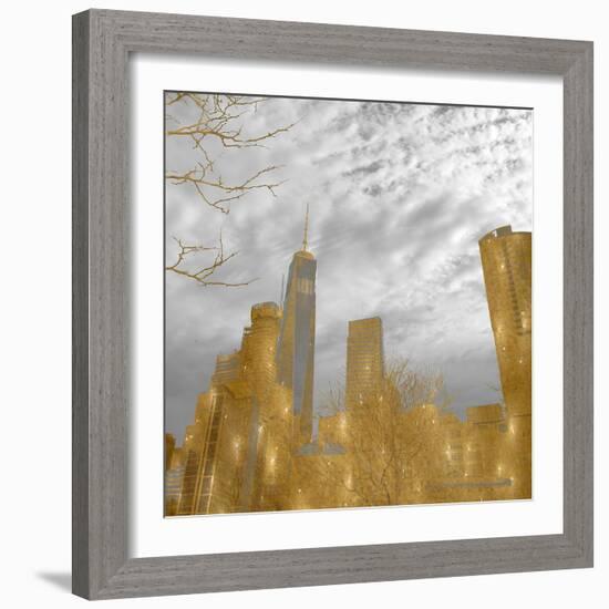 Golden New York-Sheldon Lewis-Framed Photo