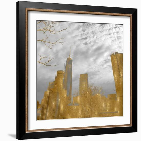 Golden New York-Sheldon Lewis-Framed Photo