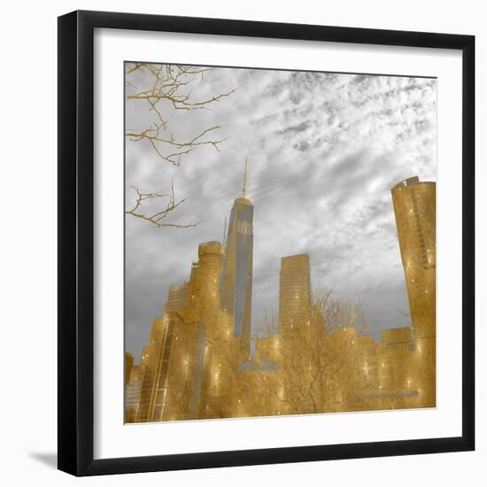 Golden New York-Sheldon Lewis-Framed Photo