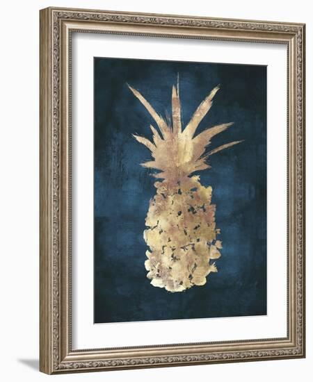 Golden Night Pineapple-Eva Watts-Framed Art Print