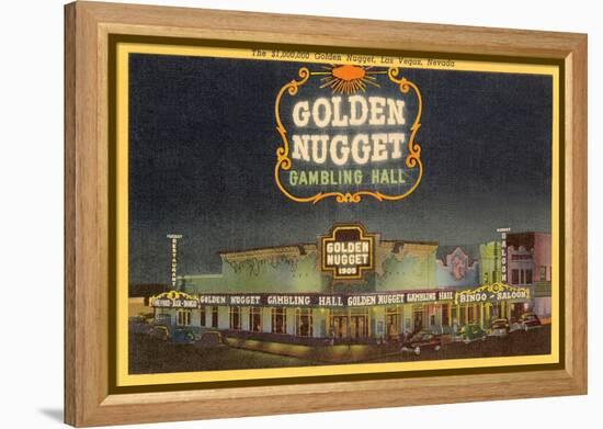 Golden Nugget Gambling Hall, Las Vegas, Nevada-null-Framed Stretched Canvas