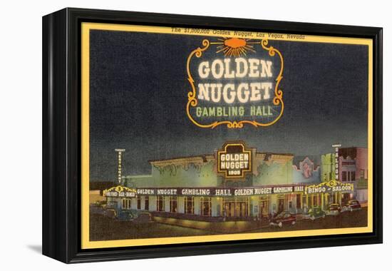 Golden Nugget Gambling Hall, Las Vegas, Nevada-null-Framed Stretched Canvas