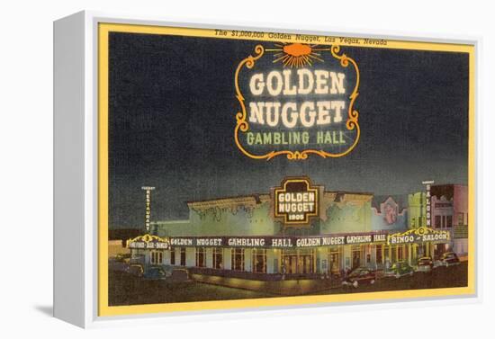 Golden Nugget Gambling Hall, Las Vegas, Nevada-null-Framed Stretched Canvas